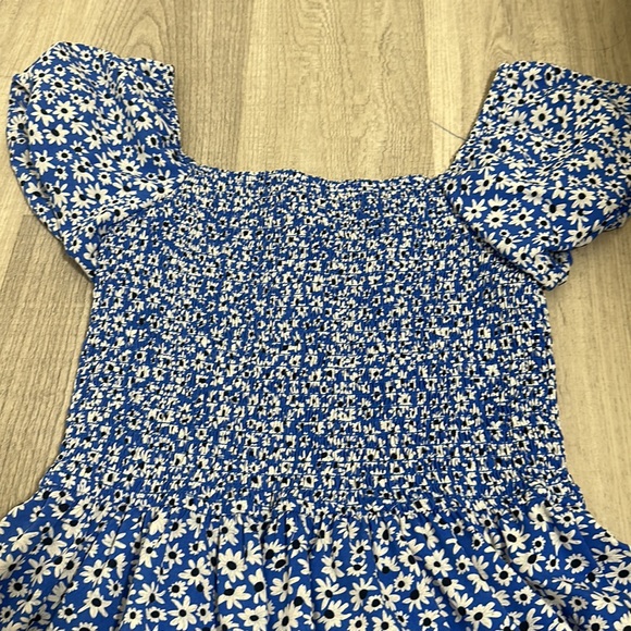 Amazon Blue Flower Romper - Picture 2 of 3